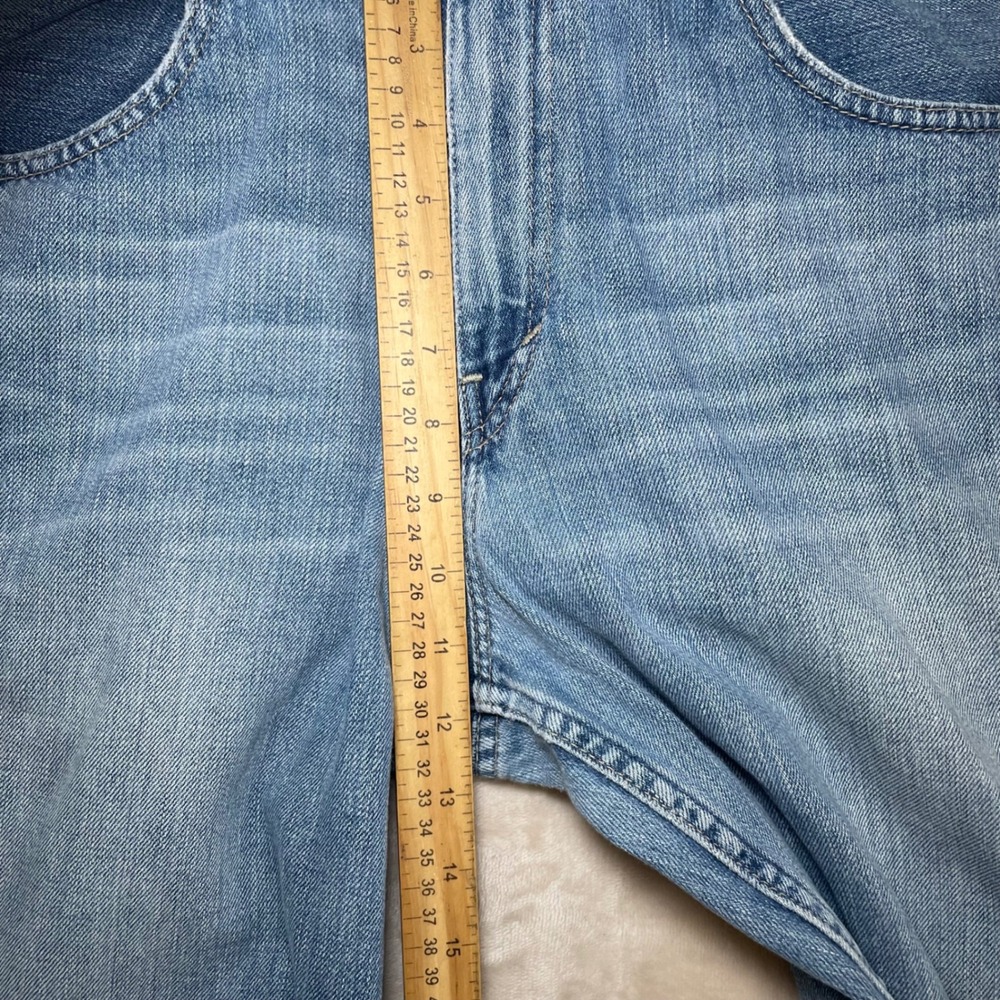 American Eagle Bootcut Jeans Mens Size 33x30 Blue Denim Medium Wash Mid Rise Y2K - Picture 5 of 8